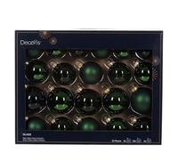 Decoris Bolas de Navidad de cristal, 5-7 cm, juego de 21 unidades, mate, brillante y transparente, bolas de árbol de Navidad para árbol de Navidad, cristal Kerstbal de 7 cm, dengroen Ass 21st Kerst