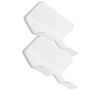 DECORNIJIA 2 piezas Soporte para Secador de Pelo sin Taladro Organizador de Pared Resistente para Baño y Tocador Almacenamiento Compacto para Secador y Cable Ordenado para Doméstico y