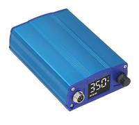 Decumeby Kit de Estación de Soldadura con Pantalla Digital de 75 W, Soldador de 100 a 480 °C con Suspensión Automática, Diseño Antiestático para reparaciones. (Enchufe de la UE)