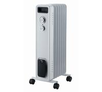 DEDRA DA-J1501, Calentador eléctrico de aceite, Blanco, 1500 W, 1500 W, 1 unidad, 2 años de garantía