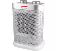 Dedra da-t184cs calefactor eléctrico plata 1500 w ventilador eléctri