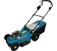 DEDRA DED7197V, cortacésped de empuje, para superficies de hasta 600 m², anchura de corte de 43 cm, altura de corte ajustable de 2,5 cm a 7,5 cm, 2900 RPM