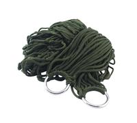 DEEPCRAFF Hamaca de Nailon Portátil y Transpirable para Exteriores y Hogar, Cama Colgante Verde Adecuado para Camping y Descanso al Aire Libre