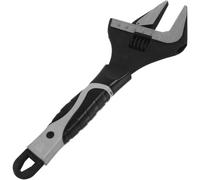 DEEPCRAFF Llave Inglesa y Ajustable de Gran Apertura para Válvulas Desagües | Acero Aleado Cromo-vanadio, Alto Par y Diseño Ergonómico, Herramienta Multifunción para Fontanería Profesional