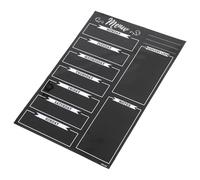 DEEPCRAFF Pizarra Magnética para Nevera Menú Semanal Borrable Organizador Cocina Planificador Comidas Imán Reutilizable Fácil Limpieza Resistente