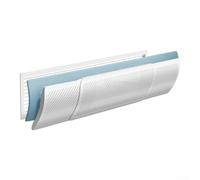 Deflector de aire acondicionado central con parabrisas ajustable y filtro eficaz de algodón para aire más limpio y ventilación optimizada (filtro de anión-L)