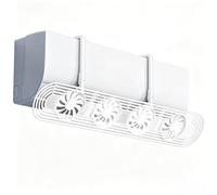 Deflector de ventilación ABS AC con 4 ruedas