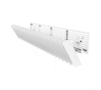 Deflector de ventilación de techo ajustable, desviador de aire expandible de 31 a 47 pulgadas con rotación de 270°, diseño microporoso anticondensación, filtro de polvo integrado para comodidad del