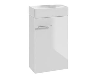 .Deftrans Domodomo Armario de baño con Lavabo, Armario de Lavabo de 40 x 60 x 21,3 cm, Armario de Pared para baño pequeño, Armario para baño de Invitados, Mueble baño con Lavabo