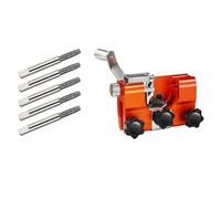 Deger Kit de afilado de cadena de motosierra portátil, plantilla de afilador de motosierra, naranja, para motosierras y sierras eléctricas