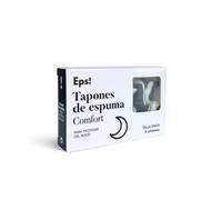 DEITERS - Eps! Tapones de Oídos Espuma Comfort 6 Unidades, Tapones Reutilizables y Moldeables, Protege del Ruido, para Dormir Bien, Cancelación de Ruido, contra Ruidos Fuertes, Protección Auditiva