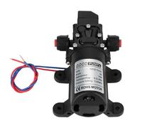 DeJivsin Bomba de Agua 12v 0.9Mpa 6L, Bomba de Diafragma de Alta Presión Omba Autocebante DC 70W bombas de presion de agua Alta Presion para Jardín, Caravana, Camping, RV, Botes