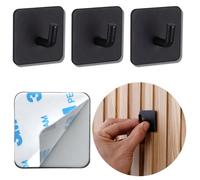 DEKAZIA® Juego de 8 ganchos adhesivos s mate – Ganchos autoadhesivos, ganchos de pared, ganchos para toallas, ganchos de cocina, ganchos para ropa, ganchos para perchas – Autoadhesivos