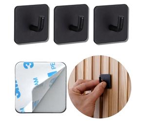 DEKAZIA® Juego de 8 ganchos adhesivos s mate – Ganchos autoadhesivos, ganchos de pared, ganchos para toallas, ganchos de cocina, ganchos para ropa, ganchos para perchas – Autoadhesivos