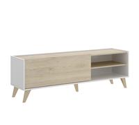 Dekit Composición de Salón NESS 6 - Mueble TV, Aparador y Mesa de Centro para un Ambiente Nórdico y Moderno