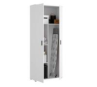 Armario Escobero Multiusos FIT 190x78x35 Cm Blanco - Dekit White