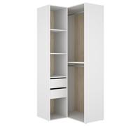 DEKIT Grupo RIMOBEL-Conjunto Armario-VESTIDOR Rincon con Trasera Reversible
