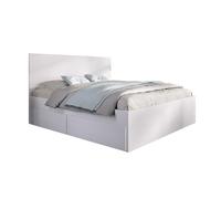DEKIT GRUPO RIMOBEL LAGO - CAMA PARA DORMITORIO 135/140X190 CON 4 CAJONES - BLANCO - 100 x 145.4 x 195 White