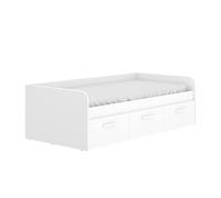Kit Muebles Cama nido MEK con 3 cajones 60x195x97 cm Blanco