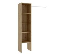 DEKIT GRUPO RIMOBEL Suit Armario vestidor, Madera de ingeniería, Nordic, 186x138x40 cm