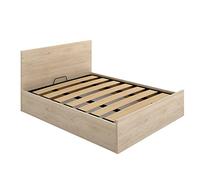 DEKIT GRUPO RIMOBEL VASA Cama Canapé 150x190, Melamina, Roble Natural, De matrimonio-150x190 cm