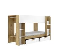 DEKIT GRUPO RIMOBEL VINTY - CAMA PARA DORMITORIO - LITERA - BLANCO / NORDIC - 150 x 245.4 x 109.8 Multicolor