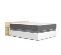 DEKIT - Pack Ahorro Dormitorio Canapé Nest con Cabezal Tori con 1 Colchón viscoelástico con muelles ensacados Aurea 150 x 190cm