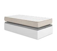 DEKIT - Pack Ahorro Juvenil Canapé Nest con 1 Colchón viscoelástico Nova 105x190cm