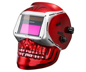 DEKO Careta Soldar de Color Verdadero, Grande Pantalla Grande Casco de Soldador Oscurecimiento Automático Energía Solar, Trabajar Largas Horas, Batería Intercambiable