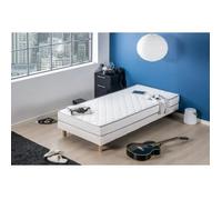 DEKO DREAM Kiva Colchón de espuma 90 x 200 cm, Confort Firme, Grosor 16 cm, Densidad 30 kg/m², 5 Zonas de Confort