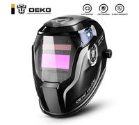 DEKO energía Solar oscurecimiento automático de soldadura casco w/sombra ancho rango 9-13 batería reemplazable lente Máscara de Soldadura para TIG MIG MMA DNS-980E