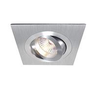 Deko - Luz 110421 GU5.3/MR16 12 V AC/DC Voltaje constante de plástico de 50 W empotrada techo Ring, Gris