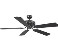 DeKo Pearl Black Ventilador De Techo 132 Cm Negro Sin Luz Con Cadena