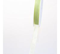 Deko und Band 53736 - Cinta de Organza con Flecos - 15 mm 50 m Col. 22 Verde Claro - 53736 - 15 - 50 - 62