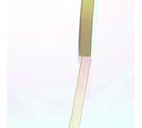 Deko und Band 53736 - Cinta de Organza con Flecos - 15 mm 50 m Col. 25 Olive - 53736 - 15 - 50 - 25