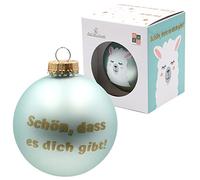 Dekohelden24 DH-KGL1112 - Bola para árbol de Navidad, diseño de Llama, 8 cm