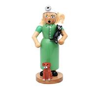 Dekohelden24 Figura de Incienso de Madera con Forma de Veterinaria, 10,5 x 8 x 19,5 cm.
