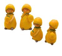 Dekohelden24 Figuras Decorativas pequeñas de limón, limón