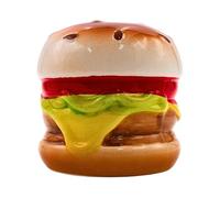 Dekohelden24 Hucha de cerámica con Forma de Hamburguesa, 10 x 10 x 10 cm Aprox