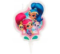 Dekora 346203 Vela de cumpleaños de Shimmer and Shine