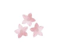 dekora - 400 Mini Flores comestibles para tartas de Oblea, 2 cm, sin azúcar, sin gluten, sin lactosa, Decoración para Tarta de Cumpleaños, Bodas, Gender Reveal, Baby shower y Bautizo