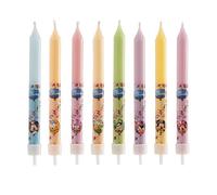 dekora - 8 Velas Cumpleaños Mickey y Amigos 9 cm para Tartas