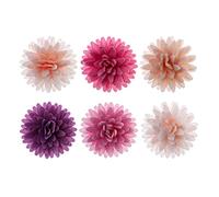 dekora - Caja de 12 Pompones de Oblea para Decorar - Pompones Comestibles para Tartas - Decoración de Oblea para Tarta Cumpleaños - Colores Surtidos de 4,5 cm