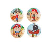 dekora - Chapas Piratas 50 uds para Decoración de Tartas y Cupcakes