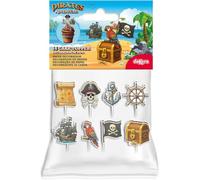 dekora, Cupcake Toppers de Piratas, Decoración Tarta Cumpleaños Infantil, Cake Topper de Papel Perfecto para Decorar Fiestas Temáticas de Piratas, 16 Unidades, 10,5 x 7 CM