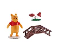 dekora | Decoración de Tarta Winnie The Pooh en PVC | Plástico | Licencia Disney | Kit de Decoración