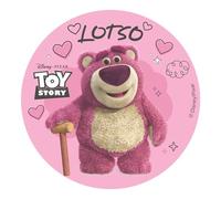 dekora Decoración para Tartas de Cumpleaños LOTSO Toy Story, 20 cm Disco de oblea para tartas sin azúcar, sin gluten y apto para vegetarianos