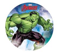 Dekora Design – Decoración para tartas disco de oblea Hulk infantil 20 cm
