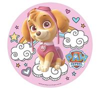 Dekora - Decoracion Tartas de Cumpleaños Infantiles en Disco de Oblea de Patrulla Canina - 20 cm
