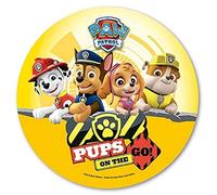 dekora - Decoracion Tartas de Cumpleaños Infantiles en Disco de Oblea de Patrulla Canina - 20 cm